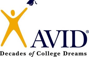AVID Decades of College Dreams Logo